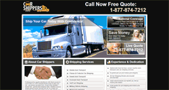 Desktop Screenshot of car-shippers.com